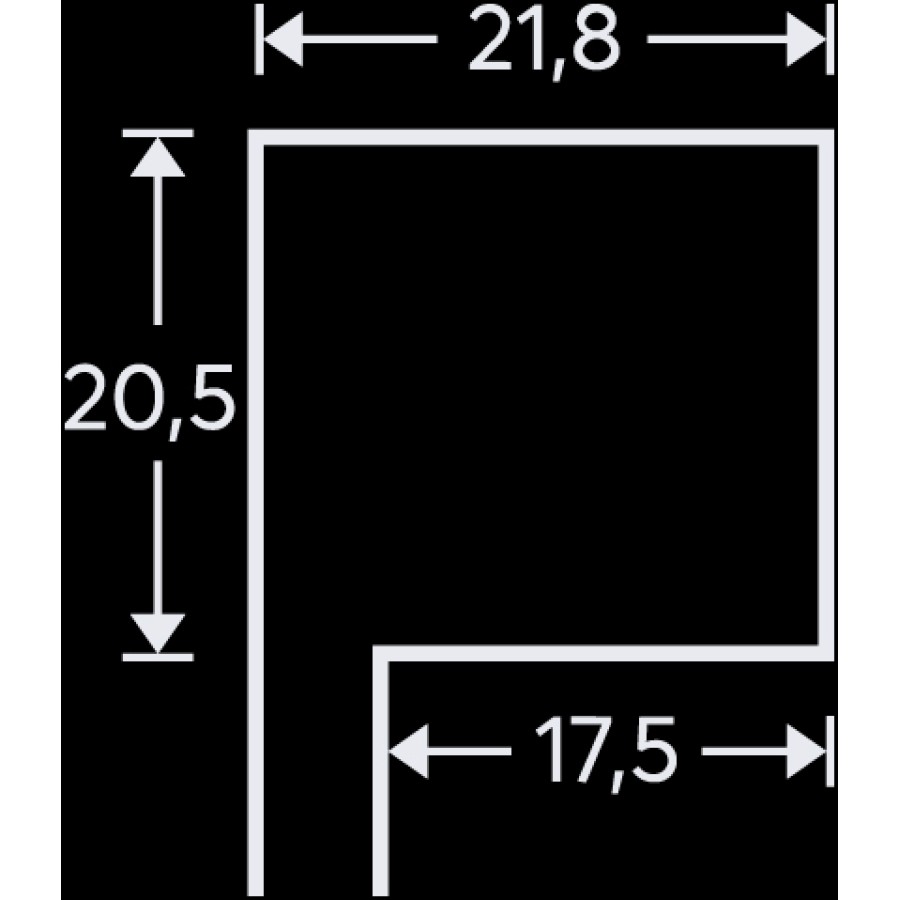 Θερμομονωτικό Κουτί Επικαθήμενο (KÖMMERLING) 20.5×21.8 με feliblok plus