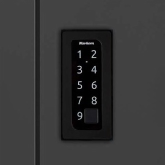 E662-2B R8 Black: Αποτύπωμα με πληκτρολόγιο, μαύρο
